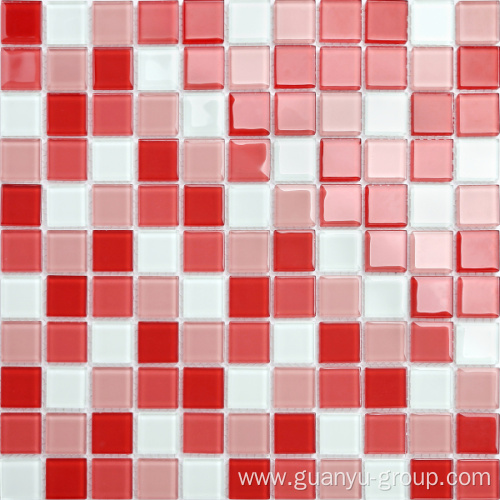 Glass Pure Color Mix Mosaic